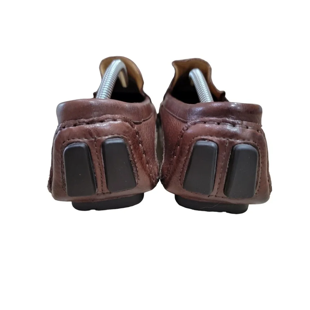 Mercanti Fiorentini Relax Men's Brown Leather Driving Loafers Shoes Size ‎ 11 M